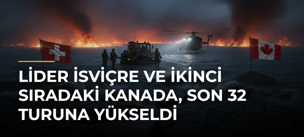 Lider İsviçre ve İkinci Sıradaki Kanada, Son 32 Turuna Yükseldi