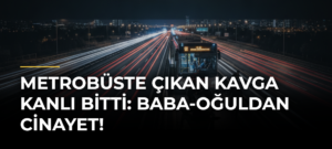 Metrobüste Çıkan Kavga Kanlı Bitti: Baba-Oğuldan Cinayet!