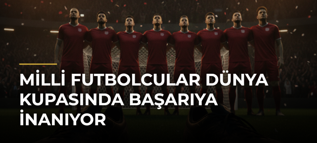 Milli futbolcular Dünya Kupasında başarıya inanıyor