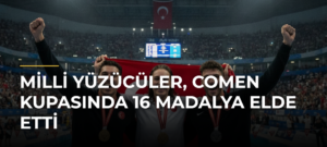 Milli yüzücüler, Comen Kupasında 16 madalya elde etti