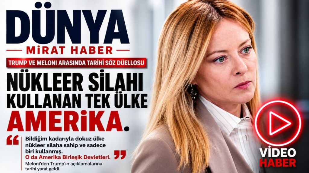 Trump ve Meloni Kapışması