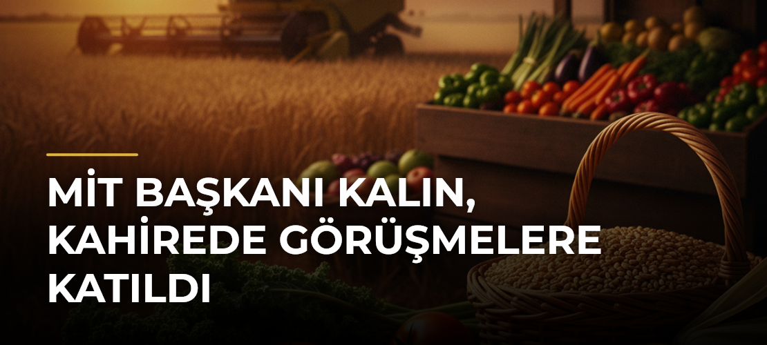 MİT Başkanı Kalın, Kahirede Görüşmelere Katıldı - Mirat Haber