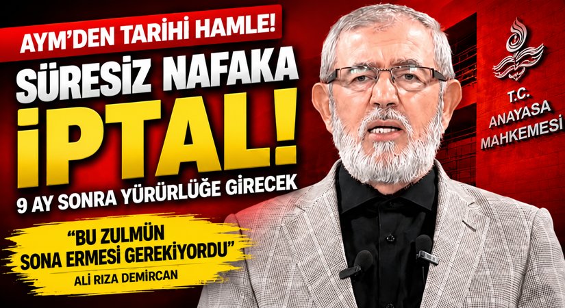 Anayasa Mahkemesi, Süresiz Nafaka Düzenlemesini İptal Etti