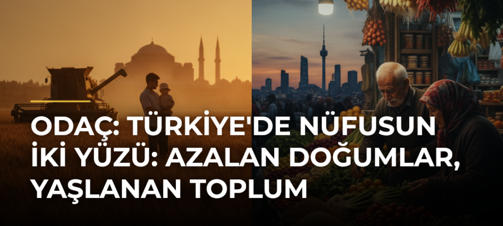 ODAÇ: Türkiye’de Nüfusun İki Yüzü: Azalan Doğumlar, Yaşlanan Toplum
