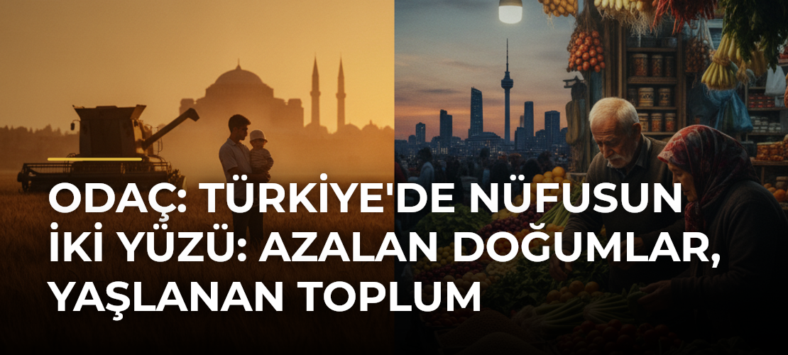 ODAÇ: Türkiye'de Nüfusun İki Yüzü: Azalan Doğumlar, Yaşlanan Toplum - Mirat Haber