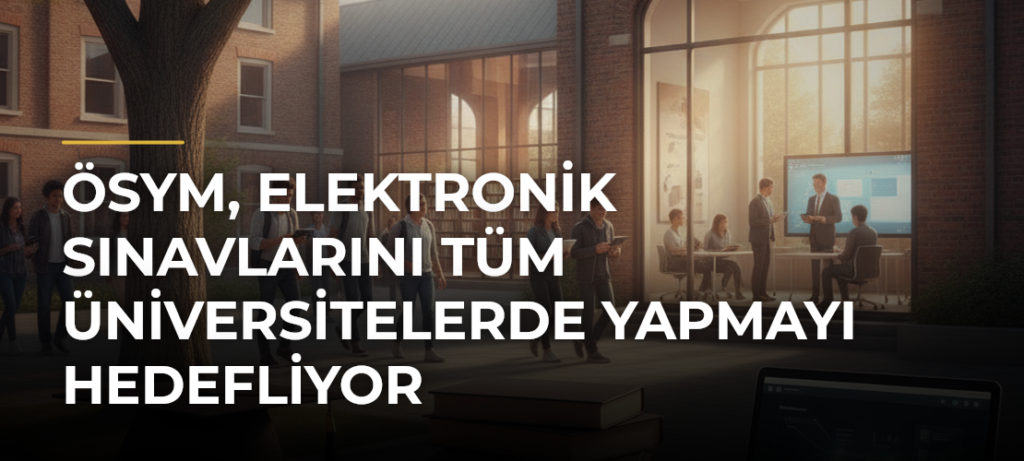 ÖSYM, elektronik sınavlarını tüm üniversitelerde yapmayı hedefliyor
