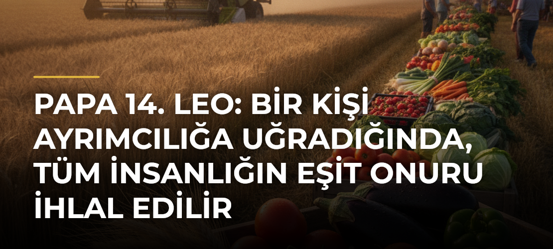Papa 14. Leo: Bir kişi ayrımcılığa uğradığında, tüm insanlığın eşit onuru ihlal edilir - Mirat Haber