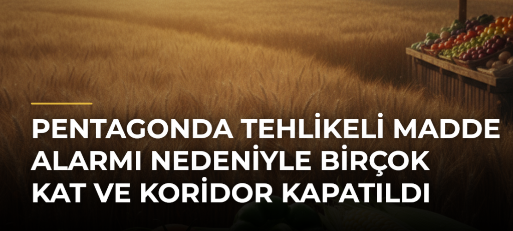 Pentagonda tehlikeli madde alarmı nedeniyle birçok kat ve koridor kapatıldı