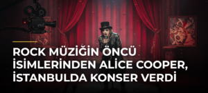 Rock müziğin öncü isimlerinden Alice Cooper, İstanbulda konser verdi