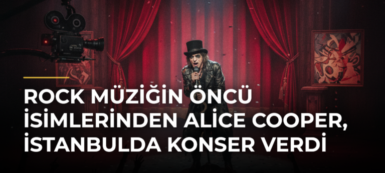 Rock müziğin öncü isimlerinden Alice Cooper, İstanbulda konser verdi