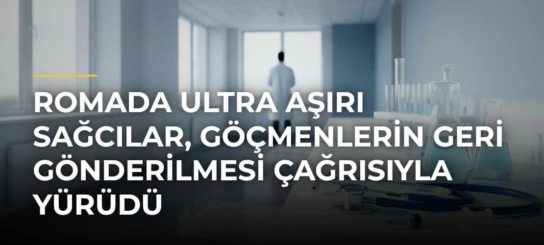 Romada ultra aşırı sağcılar, göçmenlerin geri gönderilmesi çağrısıyla yürüdü