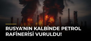 Rusya’nın Kalbinde Petrol Rafinerisi Vuruldu!