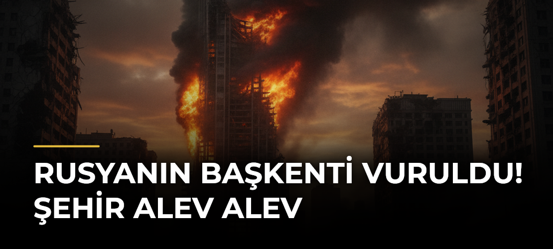 Rusyanın Başkenti Vuruldu! Şehir Alev Alev