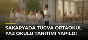 Sakaryada TÜGVA Ortaokul Yaz Okulu Tanıtımı Yapıldı
