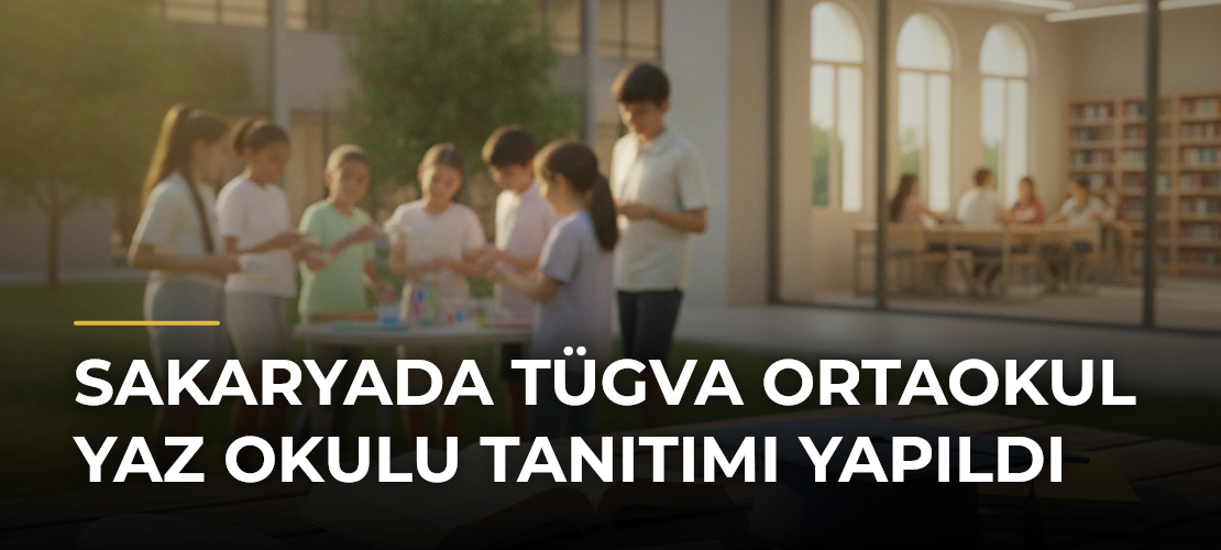 Sakaryada TÜGVA Ortaokul Yaz Okulu Tanıtımı Yapıldı - Haber Sitesi