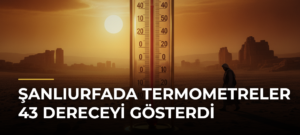 Şanlıurfada Termometreler 43 Dereceyi Gösterdi