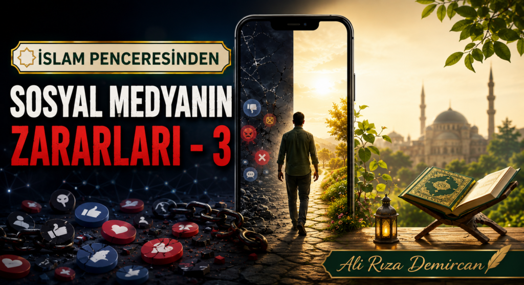 İSLAM PENCERESİNDEN SOSYAL MEDYANIN ZARARLARI – 3