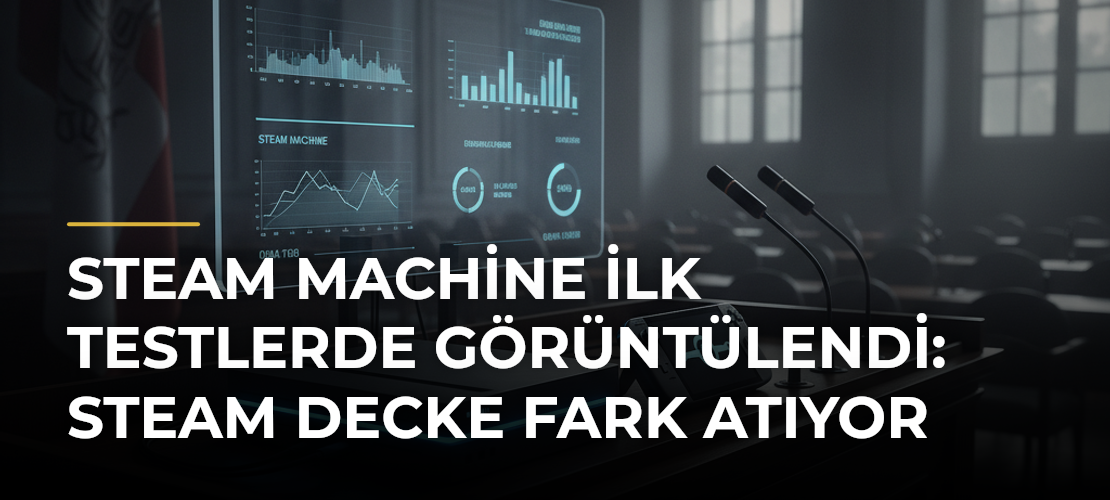 Steam Machine ilk testlerde görüntülendi: Steam Decke fark atıyor - Mirat Haber