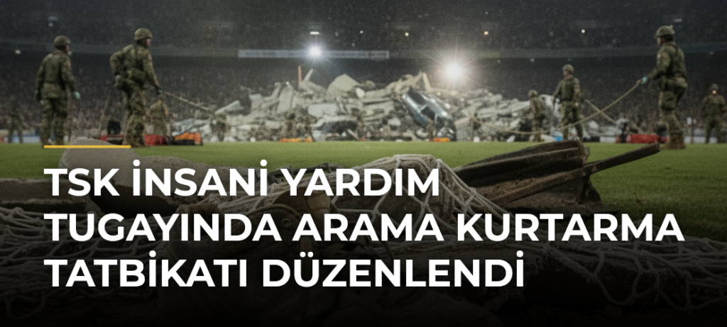 TSK İnsani Yardım Tugayında Arama Kurtarma Tatbikatı Düzenlendi