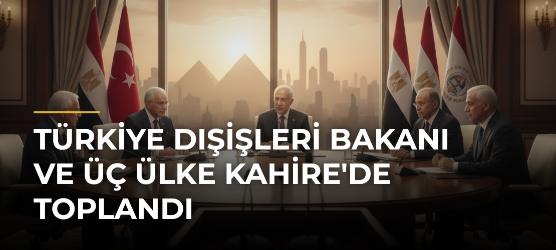 Türkiye Dışişleri Bakanı ve Üç Ülke Kahire'de Toplandı - Mirat Haber