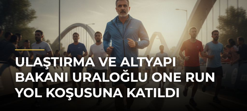 Ulaştırma ve Altyapı Bakanı Uraloğlu One Run yol koşusuna katıldı