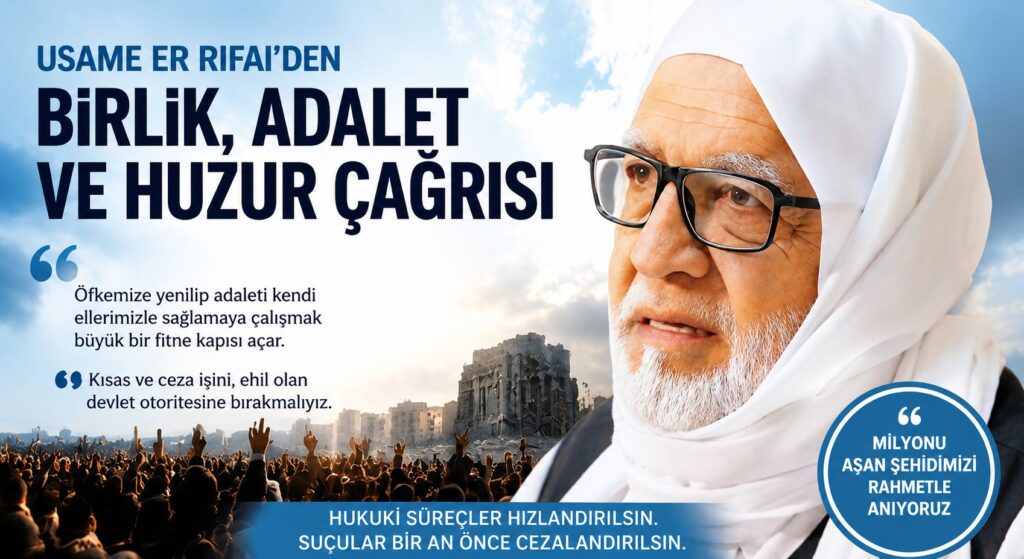 Suriye Başmüftüsünden Hukuk ve Sükunet Çağrısı