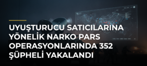 Uyuşturucu satıcılarına yönelik Narko Pars operasyonlarında 352 şüpheli yakalandı