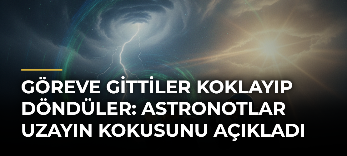 Göreve gittiler koklayıp döndüler: Astronotlar uzayın kokusunu açıkladı