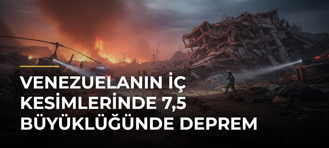 Venezuelanın İç Kesimlerinde 7,5 Büyüklüğünde Deprem