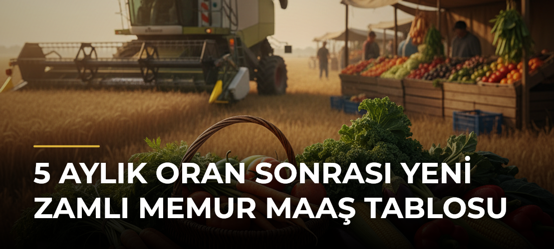 5 Aylık Oran Sonrası Yeni Zamlı Memur Maaş Tablosu - Mirat Haber