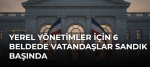Yerel yönetimler için 6 beldede vatandaşlar sandık başında