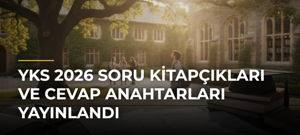 YKS 2026 Soru Kitapçıkları ve Cevap Anahtarları Yayınlandı