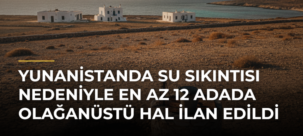 Yunanistanda su sıkıntısı nedeniyle en az 12 adada olağanüstü hal ilan edildi