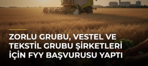 Zorlu Grubu, Vestel ve Tekstil Grubu Şirketleri İçin FYY Başvurusu Yaptı