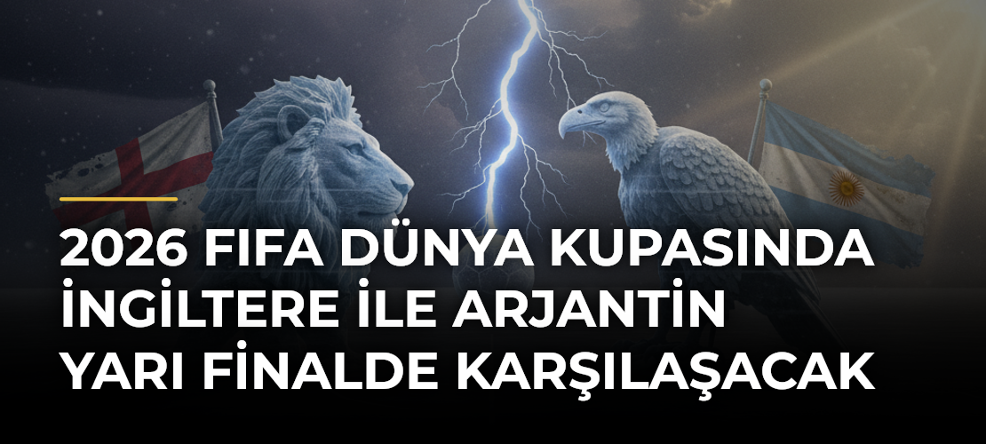 2026 FIFA Dünya Kupasında İngiltere ile Arjantin yarı finalde karşılaşacak