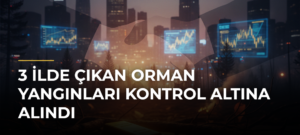 3 ilde çıkan orman yangınları kontrol altına alındı