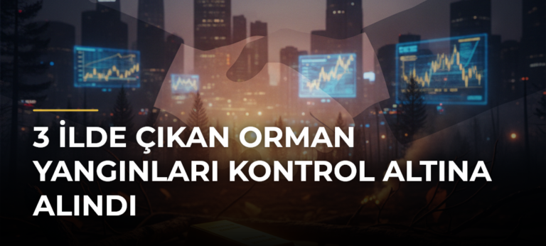 3 ilde çıkan orman yangınları kontrol altına alındı
