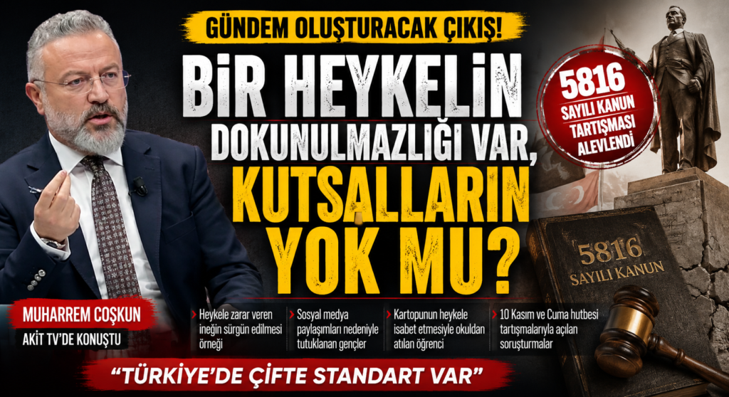 Muharrem Coşkun’dan Tartışma Yaratan Çıkış: “Sorun Tutuklama Değil, Çifte Standart”