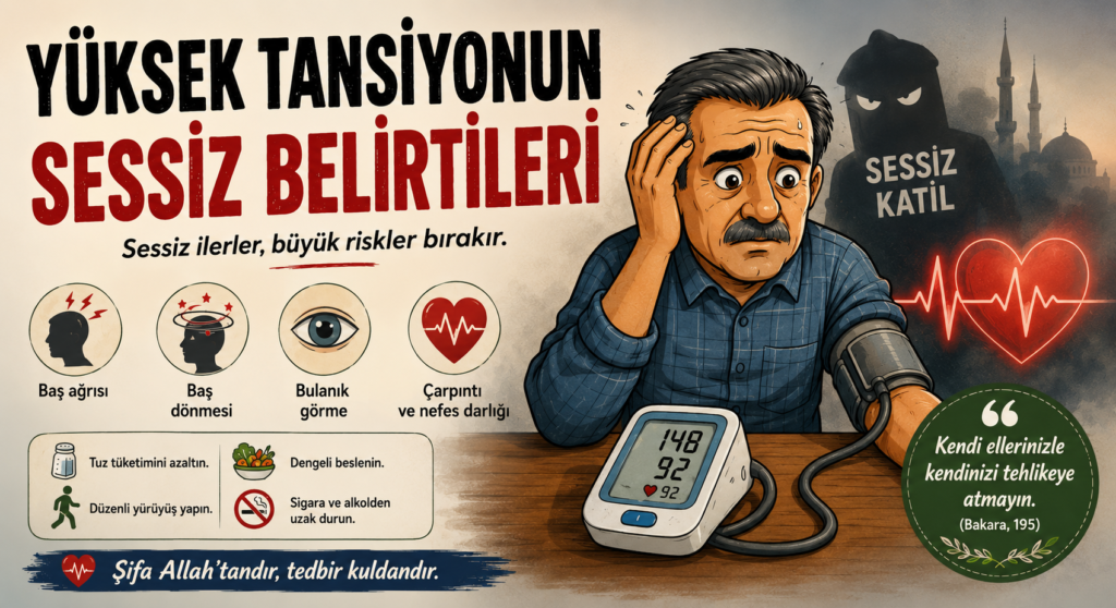 Yüksek Tansiyonun Sessiz Belirtileri