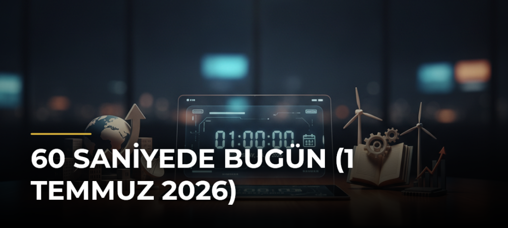 60 Saniyede Bugün (1 Temmuz 2026)