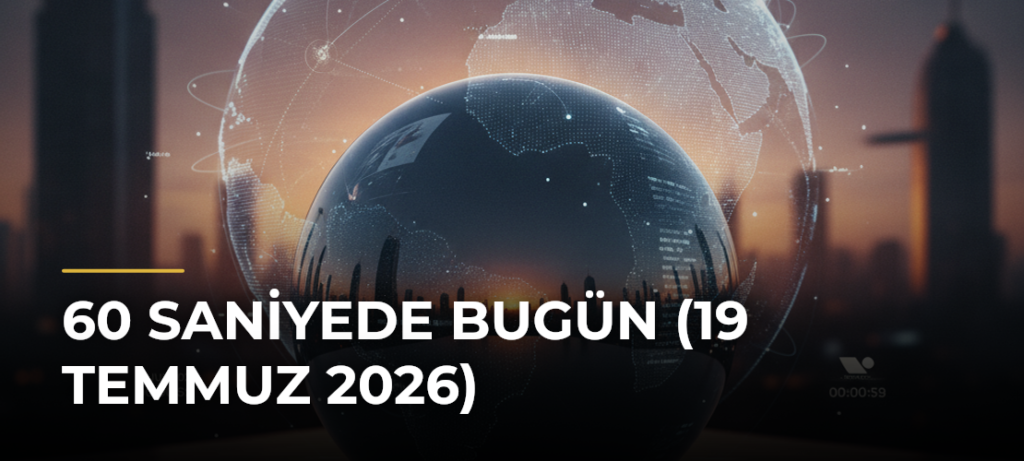 60 Saniyede Bugün (19 Temmuz 2026)