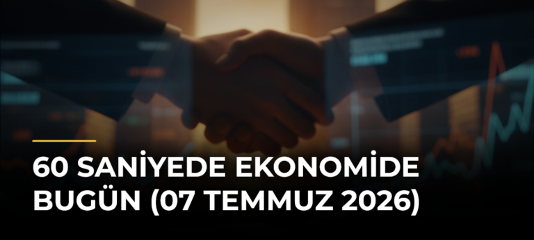 60 Saniyede Ekonomide Bugün (07 Temmuz 2026)