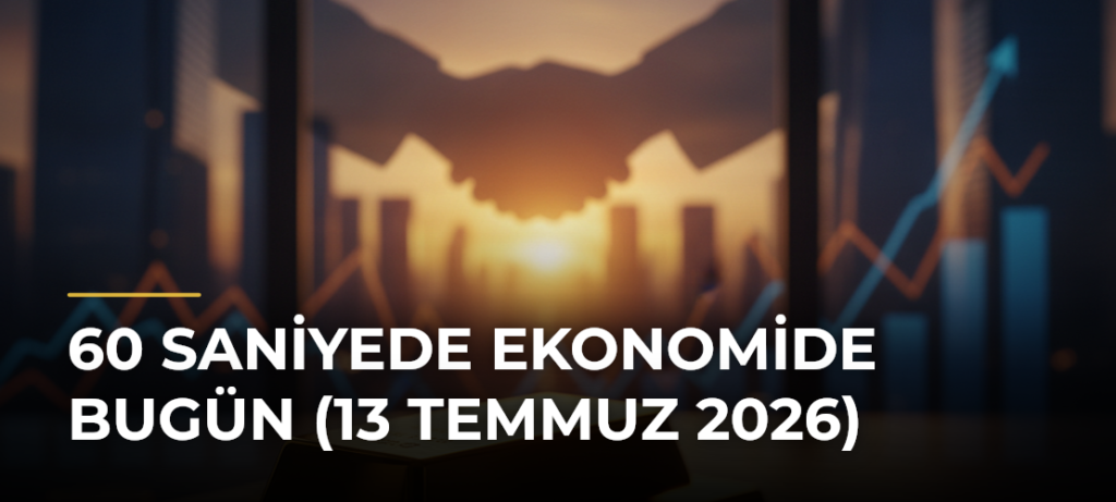 60 Saniyede Ekonomide Bugün (13 Temmuz 2026)