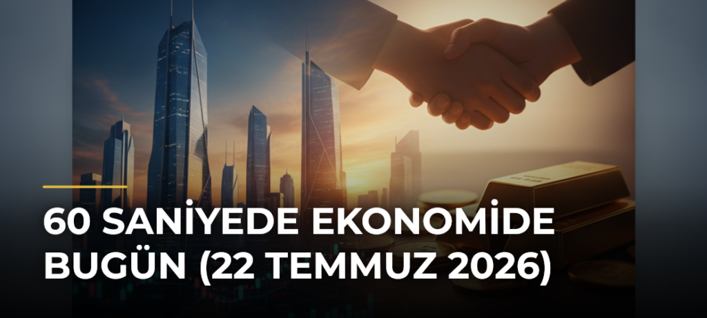 60 Saniyede Ekonomide Bugün (22 Temmuz 2026)