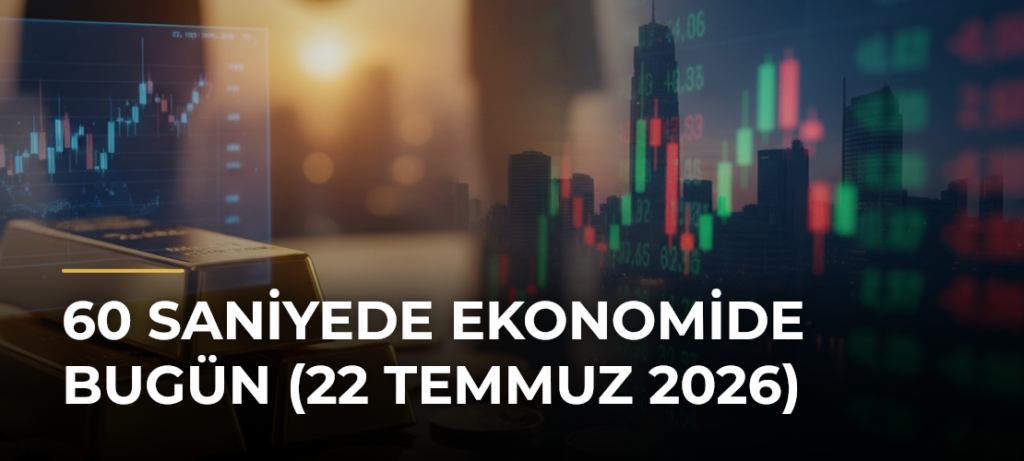 60 Saniyede Ekonomide Bugün (22 Temmuz 2026)