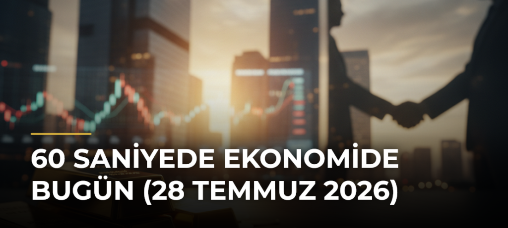 60 Saniyede Ekonomide Bugün (28 Temmuz 2026)