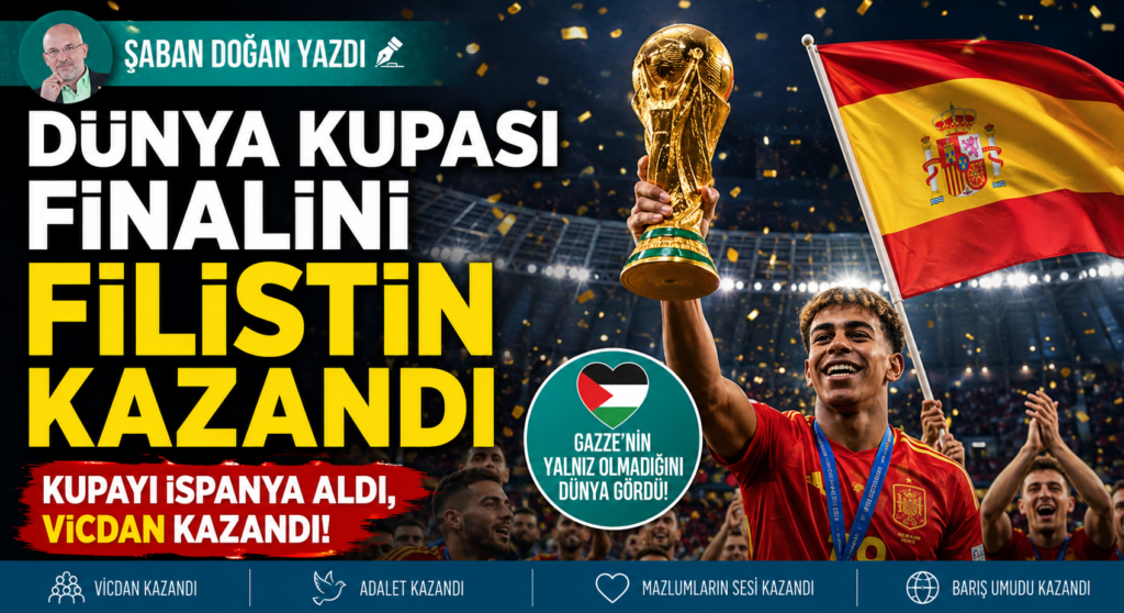 DÜNYA KUPASI FİNALİNİZ FİLİSTİN KAZANDI