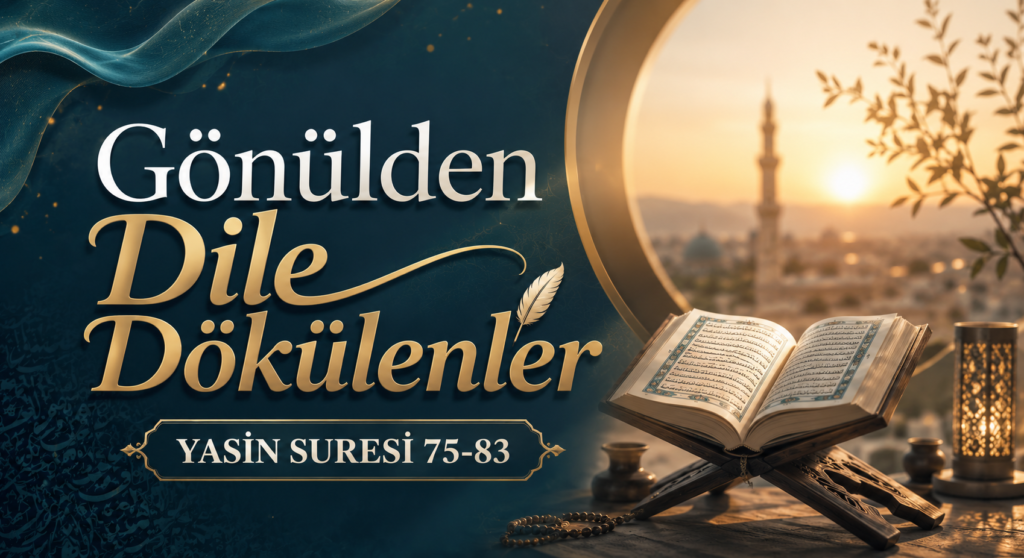 GÖNÜLDEN DİLE DÖKÜLENLER YASİN SURESİ 75-83