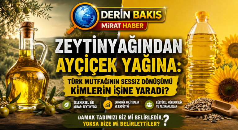 Zeytinyağından Ayçiçek Yağına: Türk Mutfağının Sessiz Dönüşümü Kimlerin İşine Yaradı?