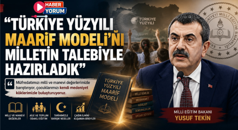 Bakan Tekin: “Türkiye Yüzyılı Maarif Modeli’ni Milletin Talebiyle Hazırladık”